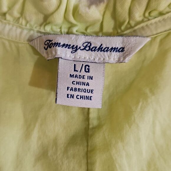 Tommy Bahama Pistachio 100% Linen Dress Size Large - Picture 9 of 12